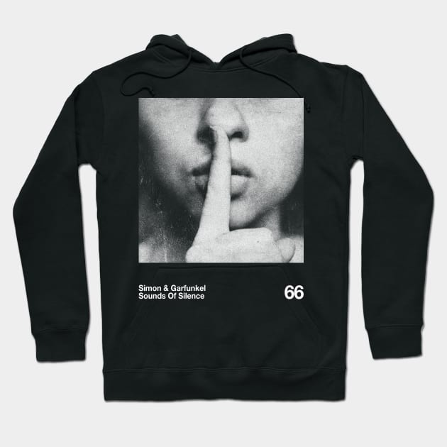 Sound of Silence || Classic 80s BW Hoodie by solutesoltey